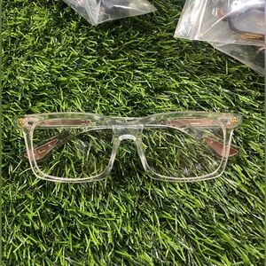 Chrome Hearts Cox Ucker Glasses Transparent Frames Gold Logo